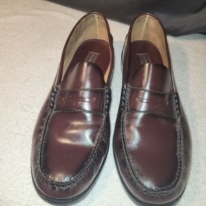 Florsheim Brown Penny Leather Loafers Shoes - 17058-05 - Men's 13 - SHARP!